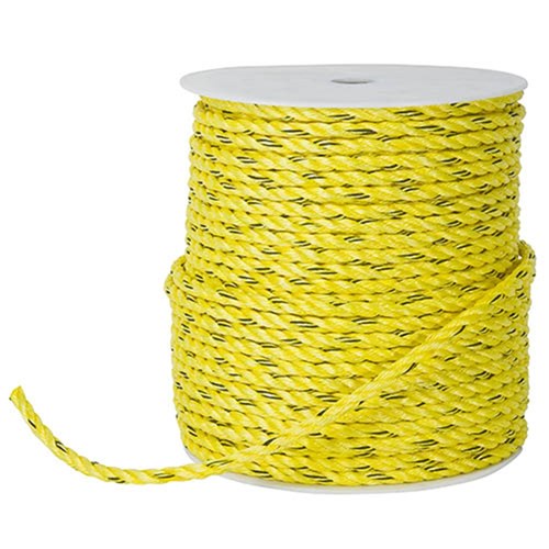 ROPE POLYPROPYLENE FILM ROPE COIL 6 MM X 125M SOLD PER COIL